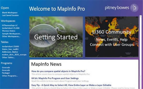 Pitney Bowes MapInfo proͼ17.0.3