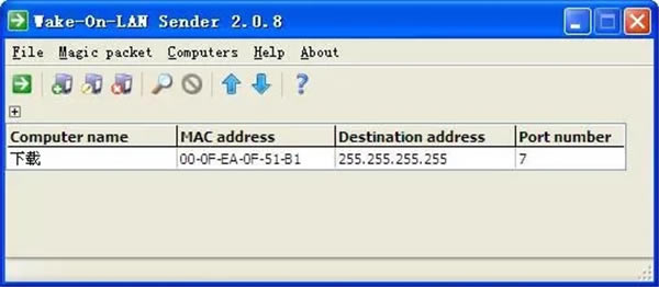 WakeOnLAN SenderԶ̻ѹ2.08