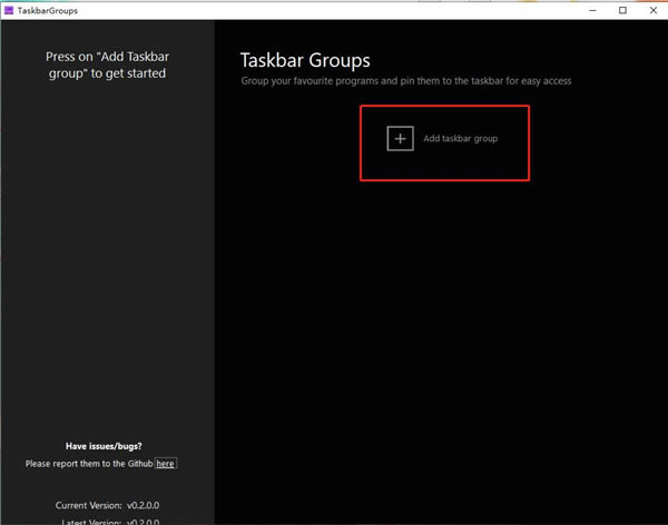 Taskbar Groups