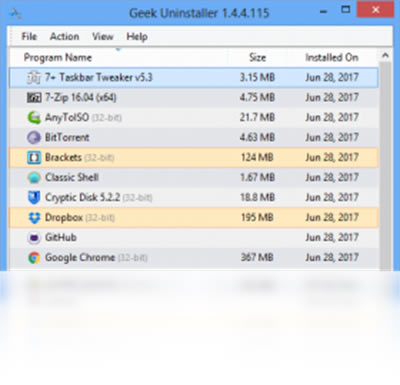 Geek Uninstaller-Geek Uninstallerһж