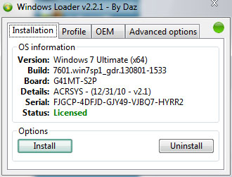 windows loader2.3.1