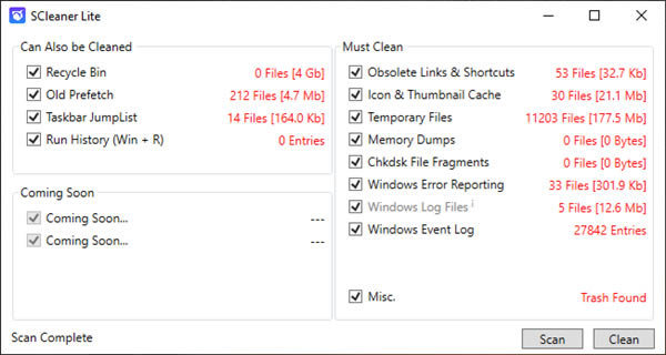 SCleaner LiteϵͳŻ0.5