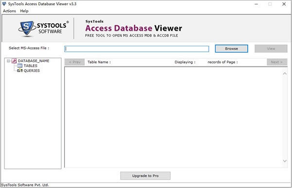 SysTools Access Database ViewerX˹ٷ2024°GɫM(fi)db