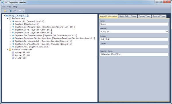 .NET Dependency WalkerX˹ٷ2024°GɫM(fi)db