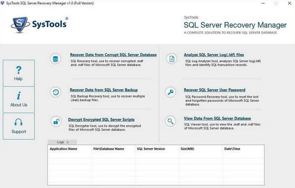 SysTools SQL Server Recovery ManagerX˹ٷ2024°GɫM(fi)db