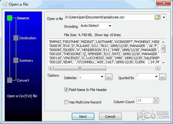 Data File ConverterX˹ٷ2024°GɫM(fi)db