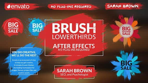 Brush Lower ThirdsX˹ٷ2024°GɫM(fi)db