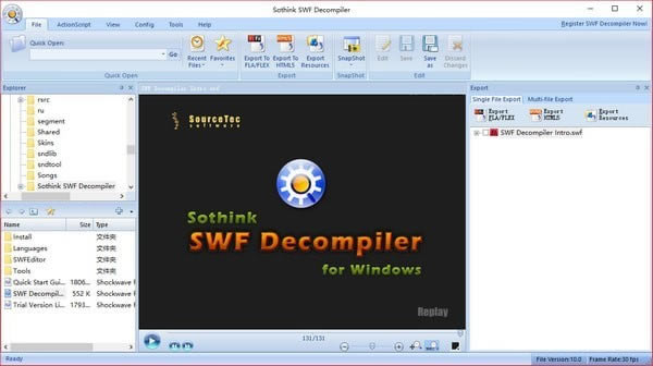 Sothink SWF DecompilerX˹ٷ2024°GɫMdb