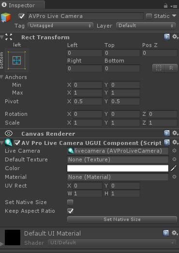 AVProLiveCamera(UnityCҕlɼ)