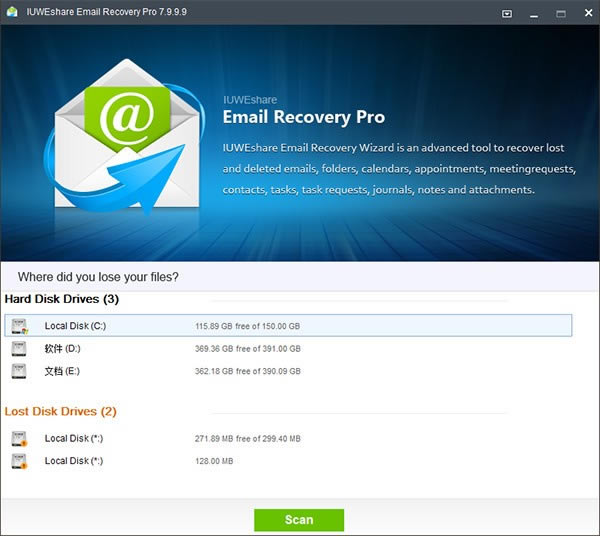 IUWEshare Email Recovery ProX˹ٷ2024°GɫM(fi)db