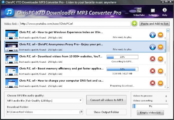 ChrisPC YTD Downloader MP3 Converter Proٷ2024°GɫM(fi)db