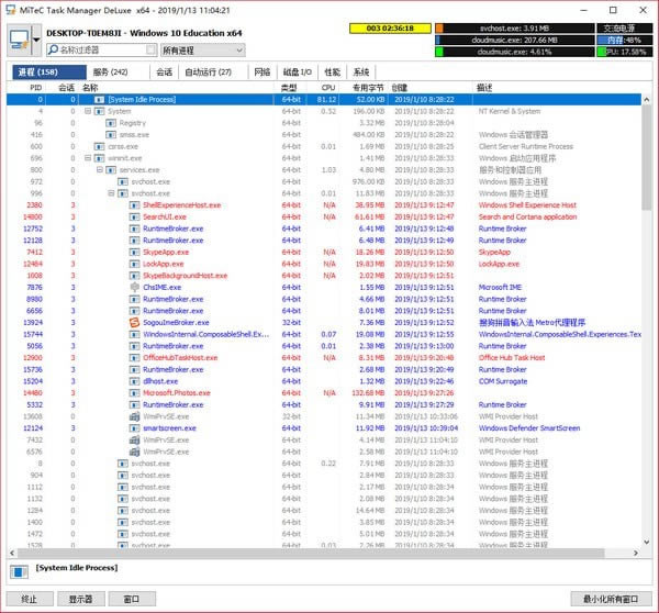 MiTeC Task Manager DeLuxeX˹ٷ2024°GɫMdb