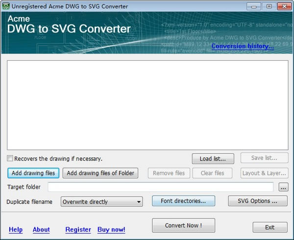 Acme DWG to SVG ConverterX˹ٷ2024°GɫMdb