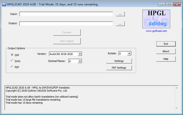 HPGL2CAD 2020 (pltD(zhun)dxf)