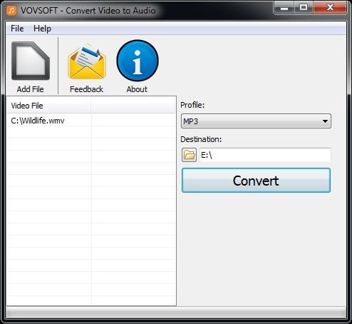 Vovsoft Convert Video to AudioԶ˹ٷ2024°ɫذװ