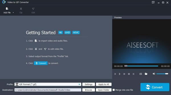 Aiseesoft Video to GIF Converter(ƵתGIF)