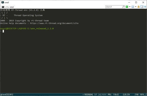 RT-Thread Env߹ٷʽdRT-Thread Env v1.2.0 ٷʽ