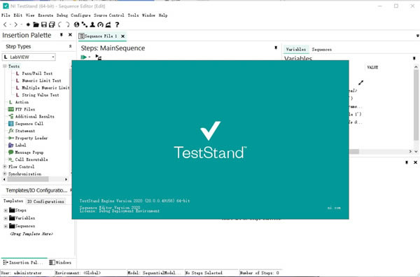 NI TestStand؄e桿NI TestStand 2020M(fi)d v20.0 ؄e(a)-վ