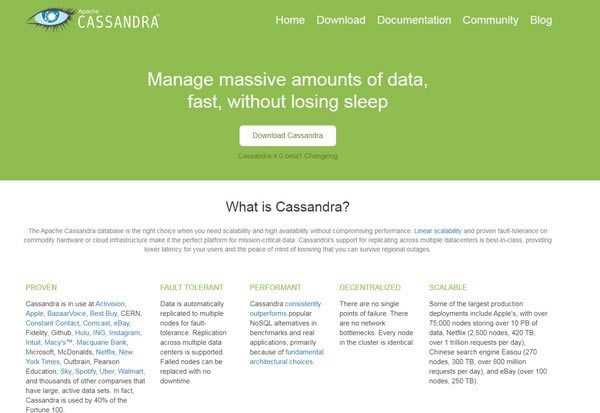 Apache CassandradApache Cassandra(ֲʽ(sh)(j)) v3.11.7 ٷʽ