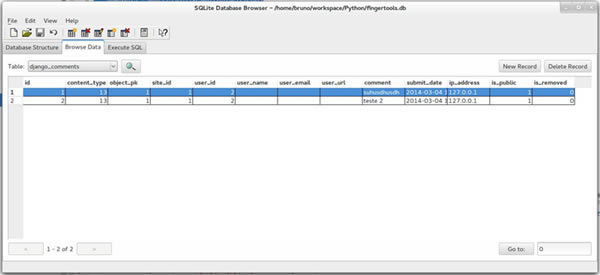 SQLite Database Browser؄e