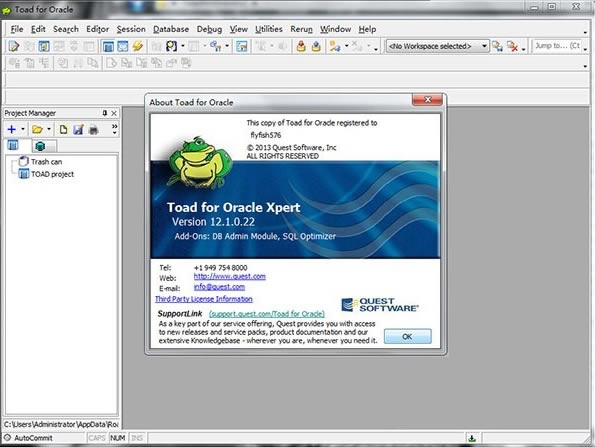 toadܛToad for Oracle 64λd v13.1.1.5 h؄e-վ