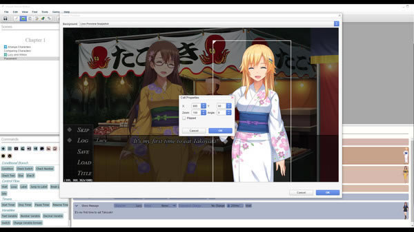 Visual Novel Maker؄e桿Visual Novel Makerd(ҕXСfΑ) h-վ