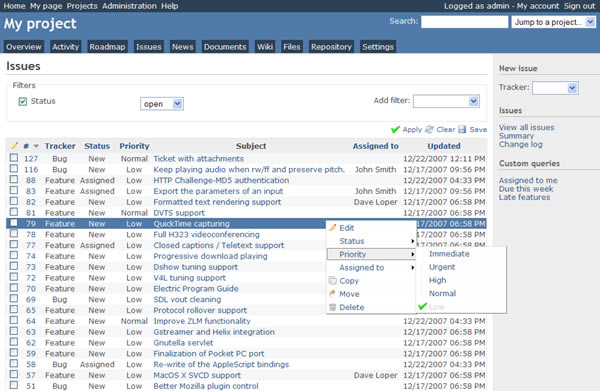 RedmineءRedmineĿ v3.31 ǿ