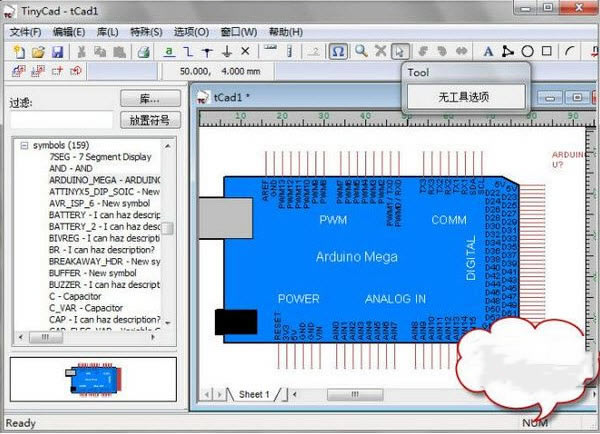 TinyCADİ桿TinyCAD v2.80.06 °
