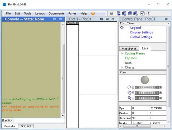 Flac3D(ά)رءFlac3D(ά) v6.00.69 Ѱ