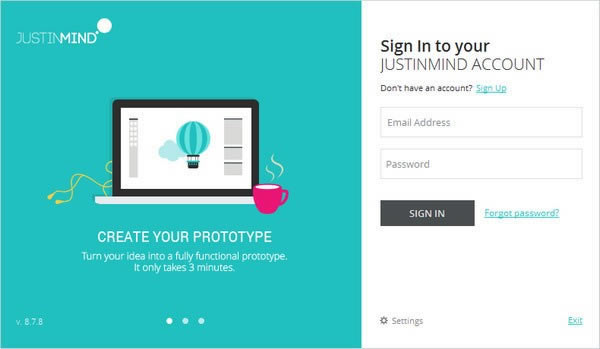 Justinmind PrototyperرءJustinmind Prototyper(ԭ) v8.7.8 ٷʽ