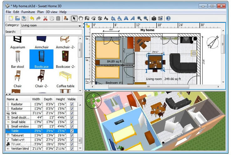 Sweet Home 3Dİ桿Sweet Home 3D v6.3.0.0 ٷʽ