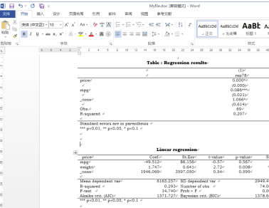 Stata16İعֱӵWord