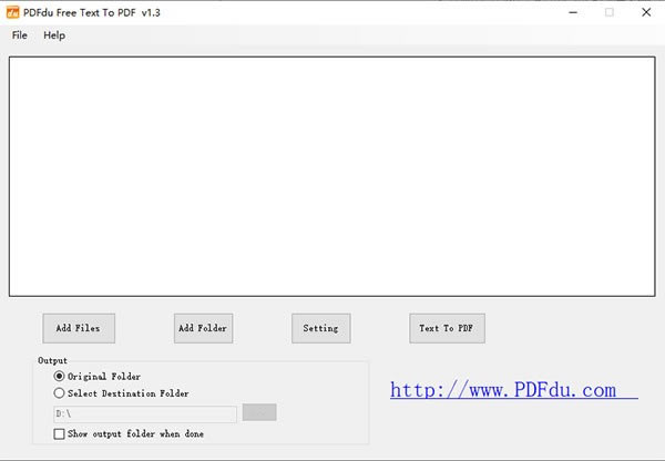 PDFdu Free Text to PDFءPDFdu Free Text to PDF(PDFת) v1.3 ٷʽ