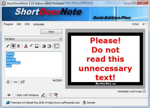 ShortDoorNoteٷʽءShortDoorNote(ټǹ) v2.77 ٷʽ