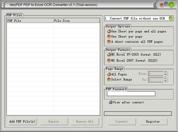 VeryPDF PDF to Excel OCR ConverterٷʽءVeryPDF PDF to Excel OCR Converter(PDFתExcel) v3.1 ٷʽ