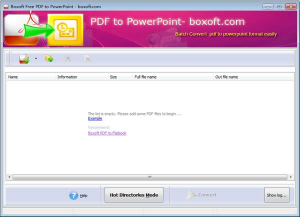 Boxoft Free PDF to PPTءBoxoft Free PDF to PPT(PDFתPPT) v3.2 ٷʽ