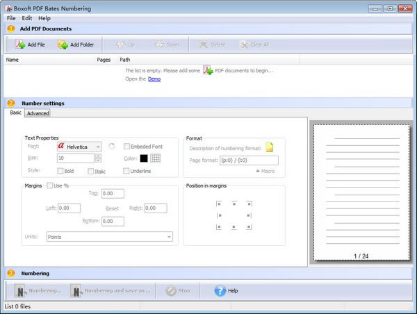 Boxoft PDF Bates NumberingءBoxoft PDF Bates Numbering(PDF) v3.1.0 ٷʽ