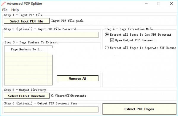 Advanced PDF SplitterѰءAdvanced PDF Splitter(PDF) v1.2 ٷʽ