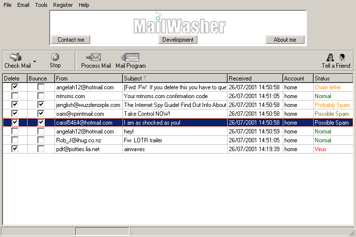 MailWasherѰ桿MailWasher v7.12.06 ٷʽ