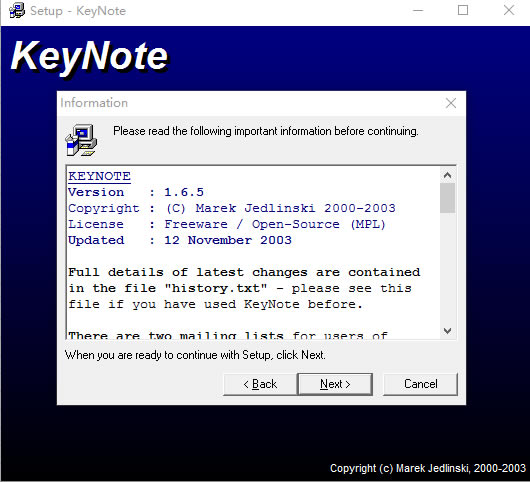 KeyNote԰ءKeyNote v1.7.1 Ѱ-վ