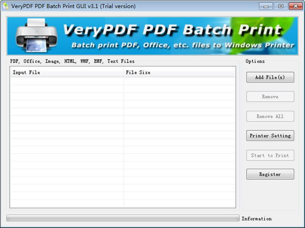 VeryPDF PDF Batch Print GUIءVeryPDF PDF Batch Print GUI(ӡ) v3.1 ٷʽ