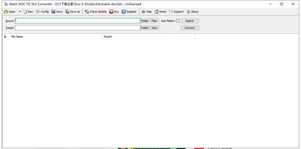 Batch DOC TO XLS ConverterءBatch DOC TO XLS Converter(ĵתExcel) v2020 ٷʽ