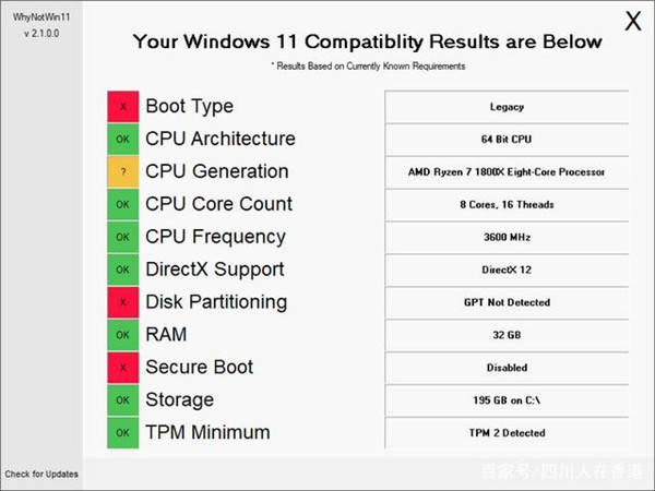 WhyNotWin11ءWhyNotWin11(ԴWindows11⹤) v2.2.2.0 ٷ°-վ