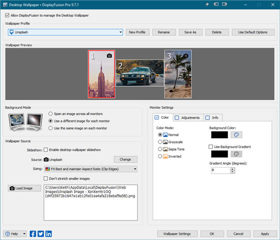 DisplayFusionİ桿DisplayFusion v9.7.1 ر