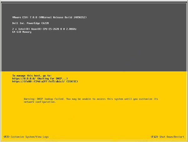 VMware ESXi 7.0ر桿VMware ESXi 7.0ǿ ر(к)-վ