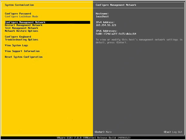 VMware ESXi 7.0ر桿VMware ESXi 7.0ǿ ر(к)-վ