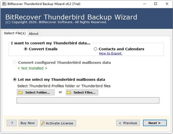 BitRecover Thunderbird Backup WizardٷʽءBitRecover Thunderbird Backup Wizard(ݱ) V6.2 ٷʽ