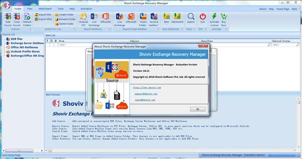 Shoviv Exchange Recovery ManagerرءShoviv Exchange Recovery Manager(Exchangָ) V19.11 ر