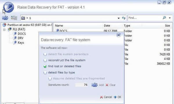 Raise Data Recovery for FATءRaise Data Recovery for FAT(FATݻָ) V5.18.4 ٷʽ