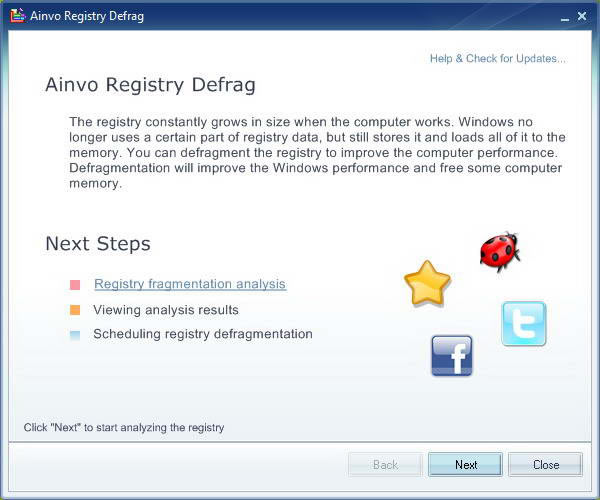 Ainvo Registry DefragٷʽءAinvo Registry Defrag(עƬ) V4.2.7.2105 ٷʽ